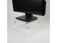 Monitorverhoger NSMONITOR40 Transparant Acryl Verstelbaar