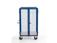 kastwagen,draagverm. 600kg,laadvl. LxB 980x700mm,houtplaat,3gaaswanden