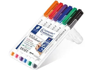 whiteboard pen Lumocolor Pen 1mm rond assorti - 2