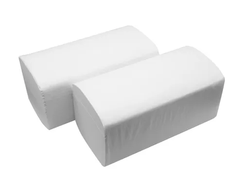 Handdoekjes Interfold W-Vouw Cellulose 2-laags 32x22cm Wit 20x160 Vel