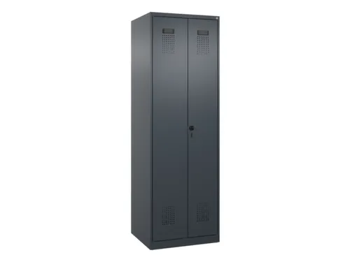 PBM-locker,HxBxD 1850x600x500mm,2vak,vak B 300mm,draaigrendel