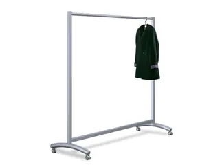 Garderoberek Hxbxd 1710X1780X530Mm 4Zwenkwielen Met Rem Ral9006 - 1