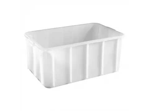 Emga Stapelbak kunststof wit 20 liter 45x31.5x20cm