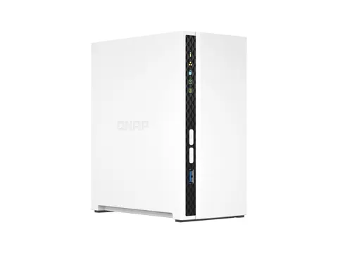 QNAP 2 x 3.5 inch, ARM 4-core Cortex-A55, 2 GB RAM, 4 GB Flash NAS