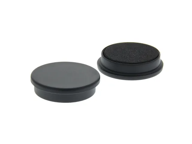 Memomagneten Smit Visual 25mm Zwart Rond 10 stuks