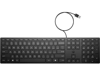 HP Desktop 320K toetsenbord bedraad QWERTY Zwart - 1
