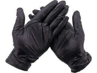 Gloovy Eco Duurzame Hygiëne Handschoen Zwart Maat S 20x100 stuks - 1