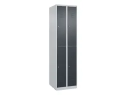 dubbeldekse locker,HxBxD 1850x500x500mm,2x2vak.,vak B 250mm