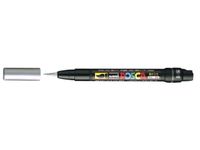 Brushverfstift Posca PCF350 Penseelpunt 1-10mm Zilver