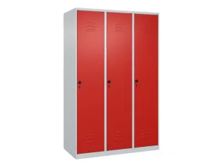 locker,HxBxD 1850x1200x500mm,3vak,vak B 400mm,draaigrendel - 1