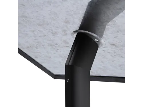 Menustandaard Design Standaard Zwart 25 mm Rechte Hoeken A4