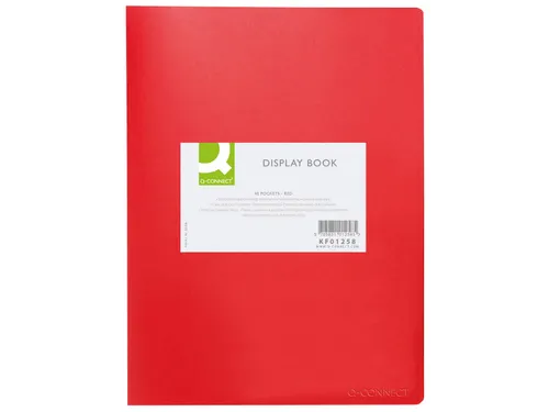 Showalbum Personaliseerbaar A4 40 Tassen Rood