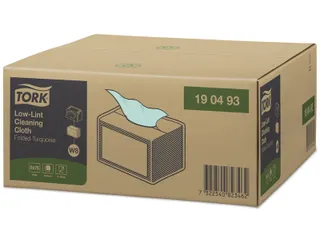 Tork 190493 Low-lint Reinigingsdoek W8 Folded Turquoise - 3