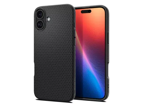Coque Spigen Liquid Air pour iPhone 16 Plus noir