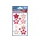 Etiket Z-design Christmas sterren 1-24 - 3 vel