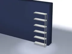 magazijnstelling,aanbouwveld,HxBxD 2500x1000x300mm,vaklast 125kg