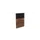 baliepaneel v. bureau aanbouw links NP-tiepolo nut BN8033-zwart 800mm