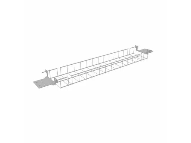 kabelbak,v. vergadertafel,v. sledeframe,HxBxD 70x1040x160mm