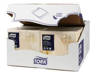 Tork 478713 Premium Linstyle Dinnerservet Creme 600 Stuks - 2