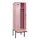 locker met bank,voor scheiding van kleding,HxBxD 2120x600x815mm,2vak