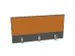 panneau de rehausse,p. table de bureau,MS-gris foncé,BN3005-jaune