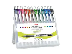 Gelschrijver Pentel BL77 Energel medium assorti 12 stuks