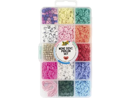 Kralenset Folia mini disc 1832-delig assorti