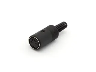 Vrouwelijke 5P Din Plug Zwart - 2