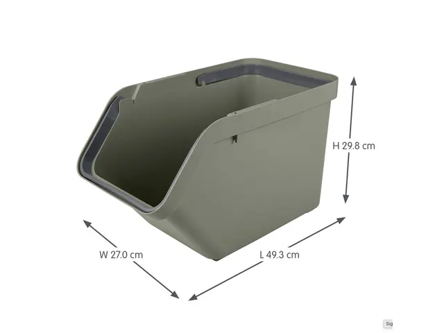 Sigma home sorteer unit 30L kaki 25,2x17,5x12,2cm