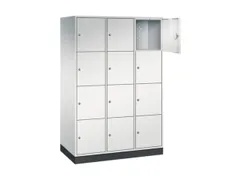 grootvolume-lockersysteem,RAL 7035,HxBxD 1950x1220x600mm,3x4vakken