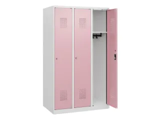 schoollocker,HxBxD 1530x900x500mm,3vak,vak B 300mm,cil.-slot - 1