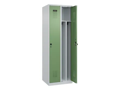 locker voor scheiding van kleding,HxBxD 1850x600x500mm,2vak