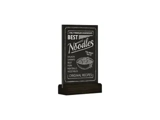 Krijtbord Europel tafelmodel A6 staand zwart - 2