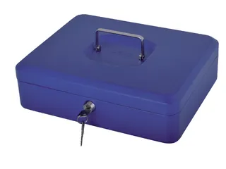 Geldkist Pavo met muntsorteerbak 300x240x90mm blauw - 6