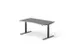 Bureau à hauteur réglable élec.,HxlxP 650-1310x1600x900/800mm
