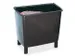 Cuve rectangulaire 400 litres 830x945x725mm sans couvercle gris