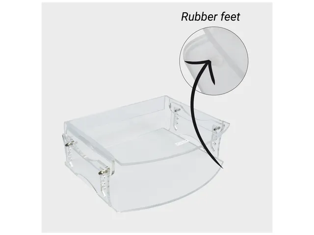 Acryl Verstelbare Monitorverhoger Transparant Tot 15 Kg