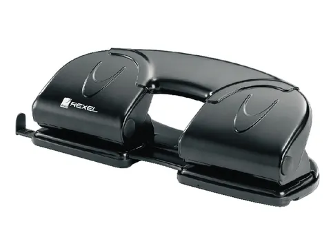 Perforator Rexel V412 4-Gaats 12vel Zwart