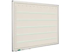 Jaarplanner Elegance Engels softline profiel 8mm 90x120cm aluframe