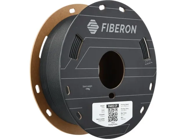 PA612-CF15 1,75mm zwart 0,5kg Fiberon 3D Filament