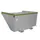 Kiepbak voor spaanders,HxLxB 1095x1720x1870mm,2,1m³,draagverm. 1500kg