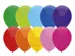 Ballon Haza uni 30cm 10 stuks assorti