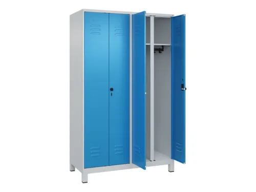 locker voor scheiding van kleding,HxBxD 1950x1200x500mm,4vak
