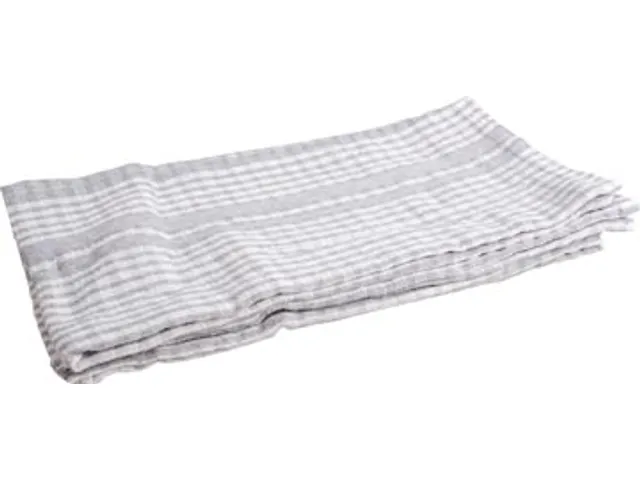 Handdoek 50x70cm gewafeld grijs, pak van 3 stuks