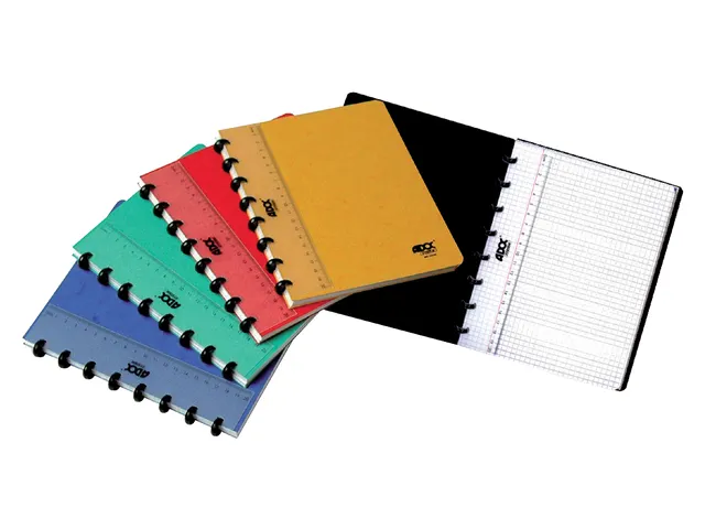 Cahier ADOC Classic A5 carreau 5x5mm 144 pages 90g assorti