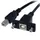 91 cm lange Paneel gemonteerde USB-kabel B naar B F/M