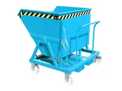 Kiepbak Staalplaat 1170x1200x1245mm Inh. 0.40m³ 1000kg Blauw