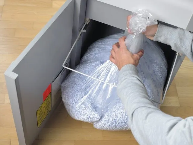 Opvangzak voor Dahle Papiervernietiger 20390 20396 20451 20453