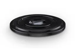 oplegdeksel,HDPE,v. ton inhoud 75l,zwart,meerprijs