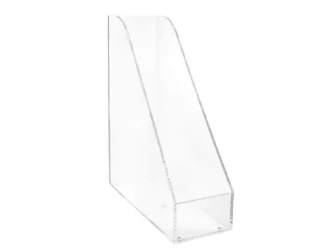 OUTLET Acryl Tijdschriftencassette A4 Transparant
